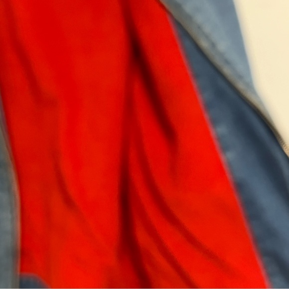 Vintage Men Gap Denim Lined Zip Up Trucker Style Jacket Size Medium - Picture 5 of 9